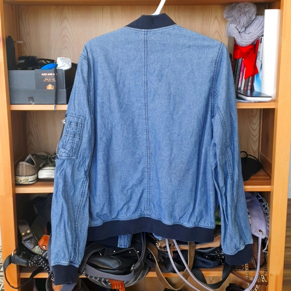 Denim bomber jacket - Picture 2 of 2